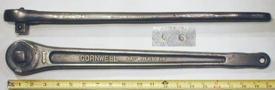 [Cornwell Early 3/4-Drive Gearless Ratchet]