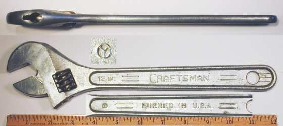 [Craftsman Y-Circle 12 Inch Adjustable Wrench]