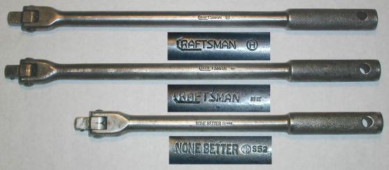 [Craftsman and None Better 1/2-Drive Flex-Head Handles]