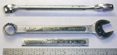 [Craftsman Vanadium CI 7/16 Combination Wrench]