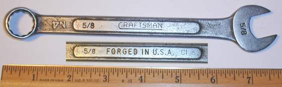 [Craftsman 5/8 Combination Wrench]