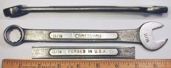 [Craftsman CI 11/16 Combination Wrench]