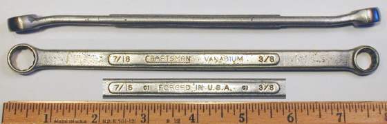 [Craftsman Vanadium CI 3/8x7/16 Box-End Wrench]