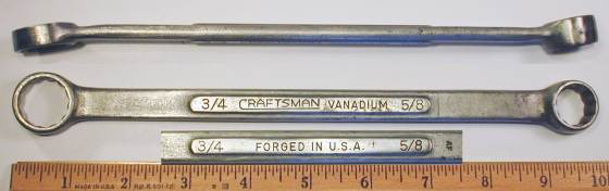 [Craftsman Vanadium AF 5/8x3/4 Box-End Wrench]