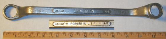 [Craftsman CI 3/4x25/32 Offset Box-End Wrench]