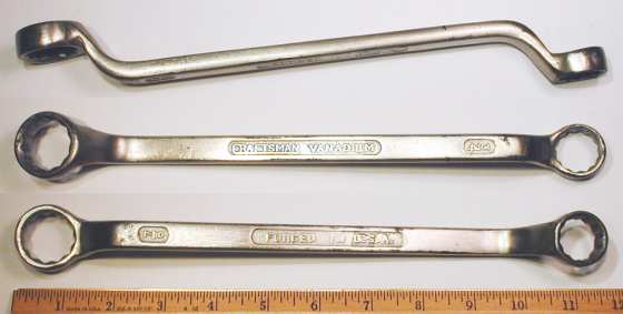 [Early Craftsman Vanadium 3/4x7/8 Offset Box Wrench]