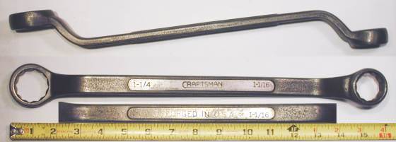 [Craftsman CI 1-1/16x1-1/4 Offset Box-End Wrench]