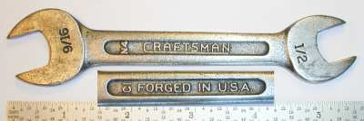 [Craftsman 1725B CI 1/2x9/16 Open-End Wrench]