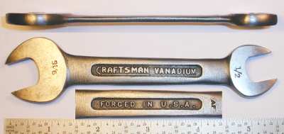 [Craftsman Vanadium 1725B 1/2x9/16 Open-End Wrench]