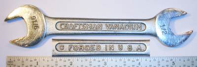[Craftsman Vanadium 1725B CI 1/2x9/16 Open-End Wrench]