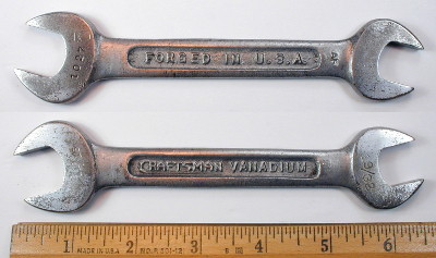 [Craftsman Vanadium 1027 AF 19/32x11/16 Open-End Wrench]