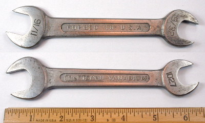 [Craftsman Vanadium 1027 19/32x11/16 Open-End Wrench]