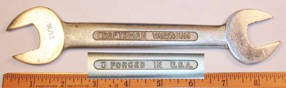 [Craftsman Vanadium 1731 CI 3/4x13/16 Open-End Wrench]