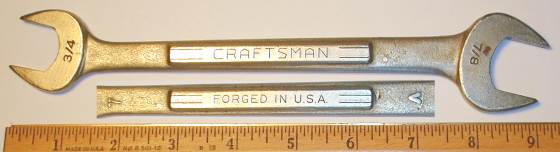 [Craftsman Early V 3/4x7/8 Open-End Wrench]