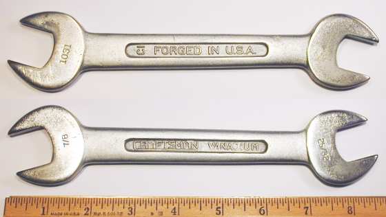 [Craftsman Vanadium 1031 CI 25/32x7/8 Open-End Wrench]