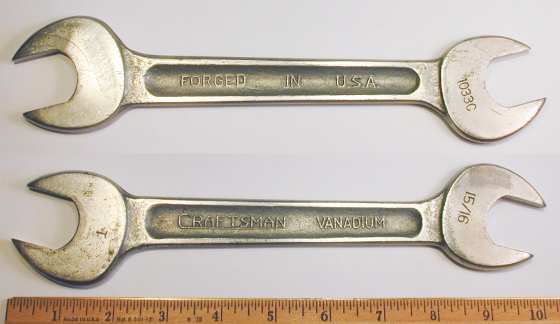 [Craftsman Vanadium 1033C 15/16x1 Open-End Wrench]