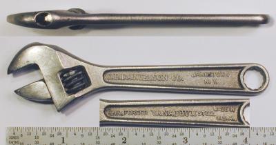 [J.P. Danielson Early Vanadium 4 Inch Adjustable Wrench]