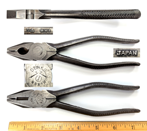 [Denko 7 Inch Lineman's Side-Cutting Pliers]