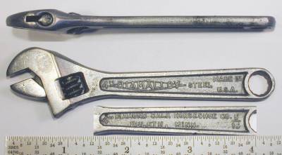 [Diamond Diamalloy 4 Inch Adjustable Wrench]