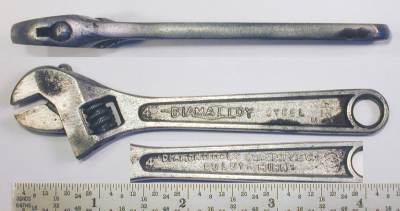 [Diamond Diamalloy 4 Inch Adjustable Wrench]