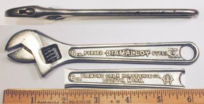 [Diamond Early Diamalloy 6 Inch Adjustable Wrench]