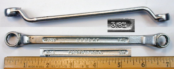 [Dunlap LC 3/8x7/16 Offset Box Wrench]