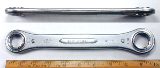 [Duro-Chrome 0708 13/16x7/8 Ratcheting Box Wrench]