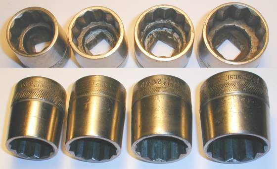 [Early Duro-Chrome 1/2-Drive 16xx Sockets]