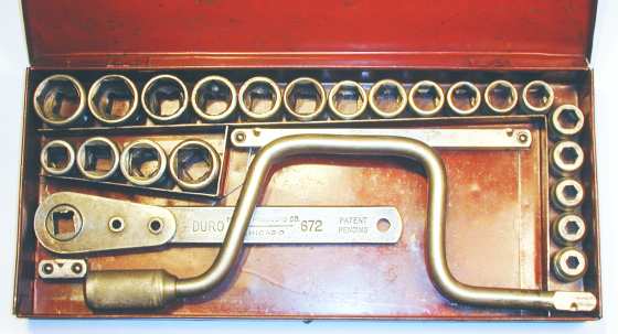 Duro No. 825 1/2-Drive 25-Piece Garage Socket Wrench Set]