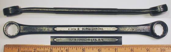 [Duro-Chrome G 2014A 11/16x3/4 Box-End Wrench]