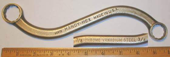 [Handy-Hex 02072 3/4x7/8 S-Shaped Box-End Wrench