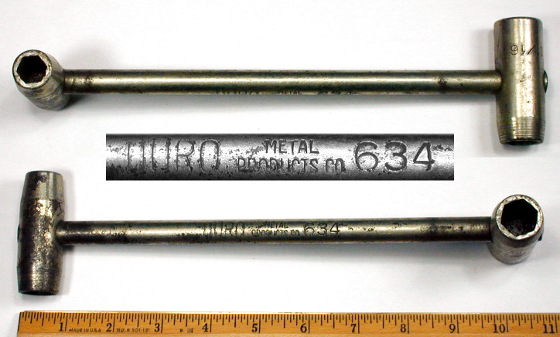 [Early Duro (1/2x9/16)x(5/8x11/16) Socket Wrench]