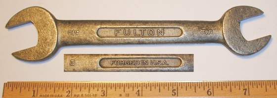 [Fulton CI 5/8x3/4 Open-End Wrench]