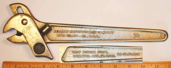 [Gellman Polly No. 121 Adjustable Wrench]