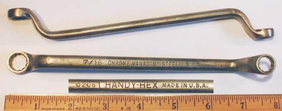 [Handy-Hex 02051 3/8x7/16 Offset Box-End Wrench