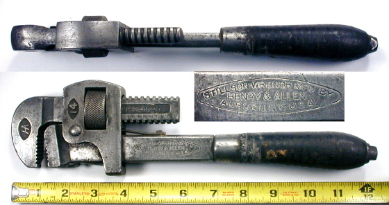 [Henry & Allen 14 Inch Stillson-Pattern Pipe Wrench]