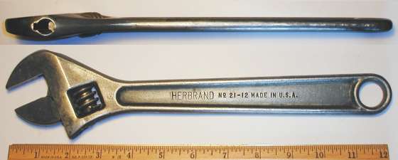 [Herbrand 21-12 12 Inch Adjustable Wrench]
