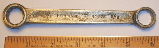 [Herbrand 276 9/16x5/8 Battery Wrench]