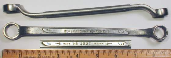 [Herbrand 3927 9/16x5/8 Offset Box-End Wrench]