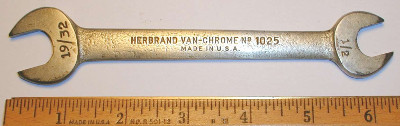 [Herbrand 1025 1/2x19/32 Open-End Wrench]