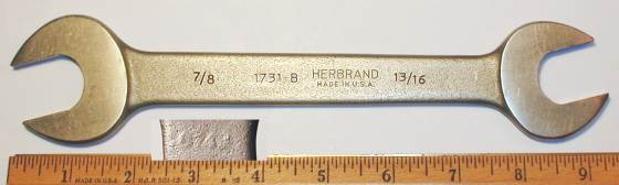 [Herbrand 1731B 13/16x7/8 Open-End Wrench]