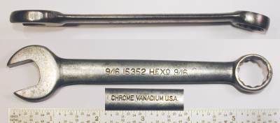 [HeXo 15352 9/16 Combination Wrench]