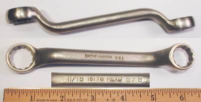 [HeXo 15178 5/8x11/16 Short Offset Box-End Wrench]