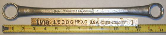 [HeXo 15306 1x1-1/16 Box-End Wrench]