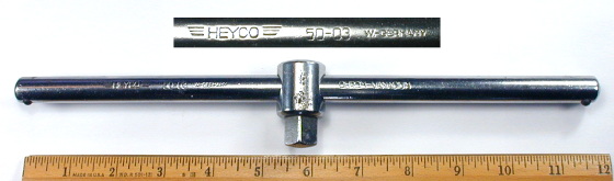 [Heyco 50-03 1/2-Drive 12 Inch Sliding Tee Handle]