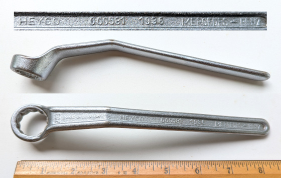 [Heyco Mercedes-Benz 20.8mm Offset Single Box-End Wrench]
