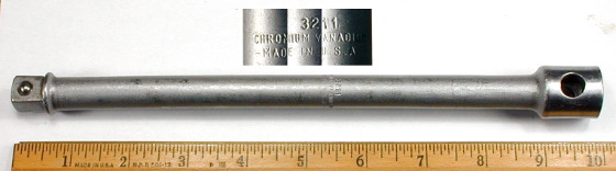 [Indestro Chromium Vanadium No. 3211 1/2-Drive 10 Inch Extension]