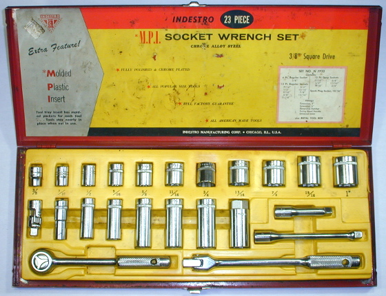 [Indestro N7732 3/8-Drive M.P.I. 23-Piece Socket Set]