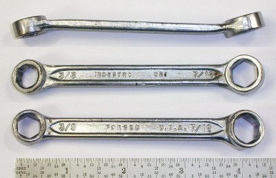 [Indestro No. 921 3/8x7/16 Short Angled Box Wrench]