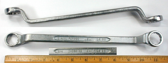 [Indestro No. 914 3/4x25/32 Offset Box Wrench]